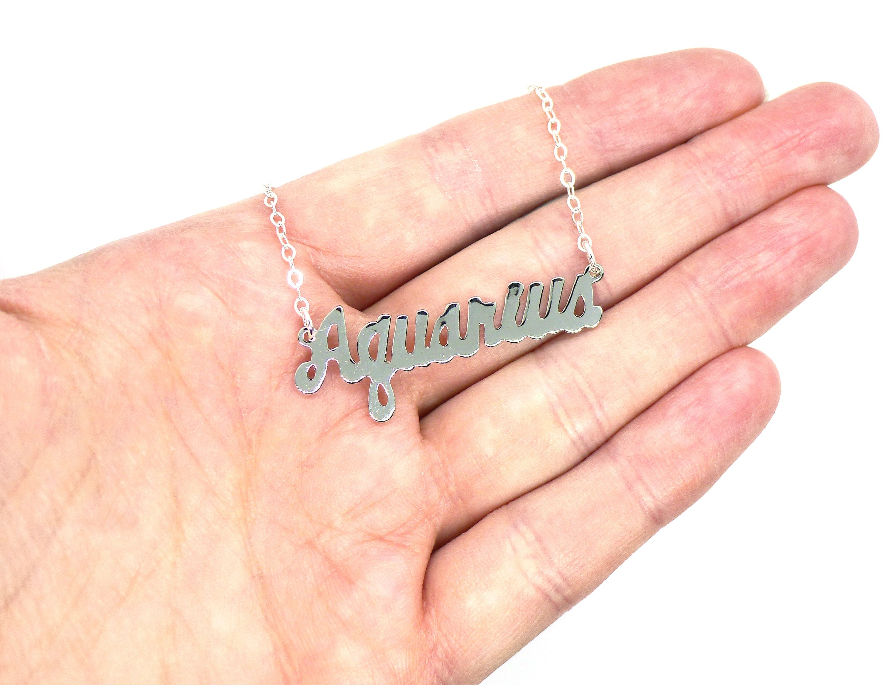 What's Your Sign Necklace AQUARIUS
