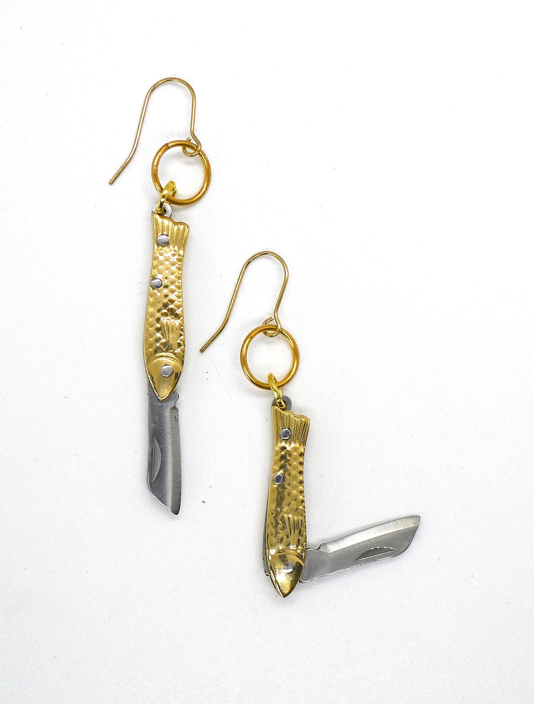 Tiny Hunter Earrings