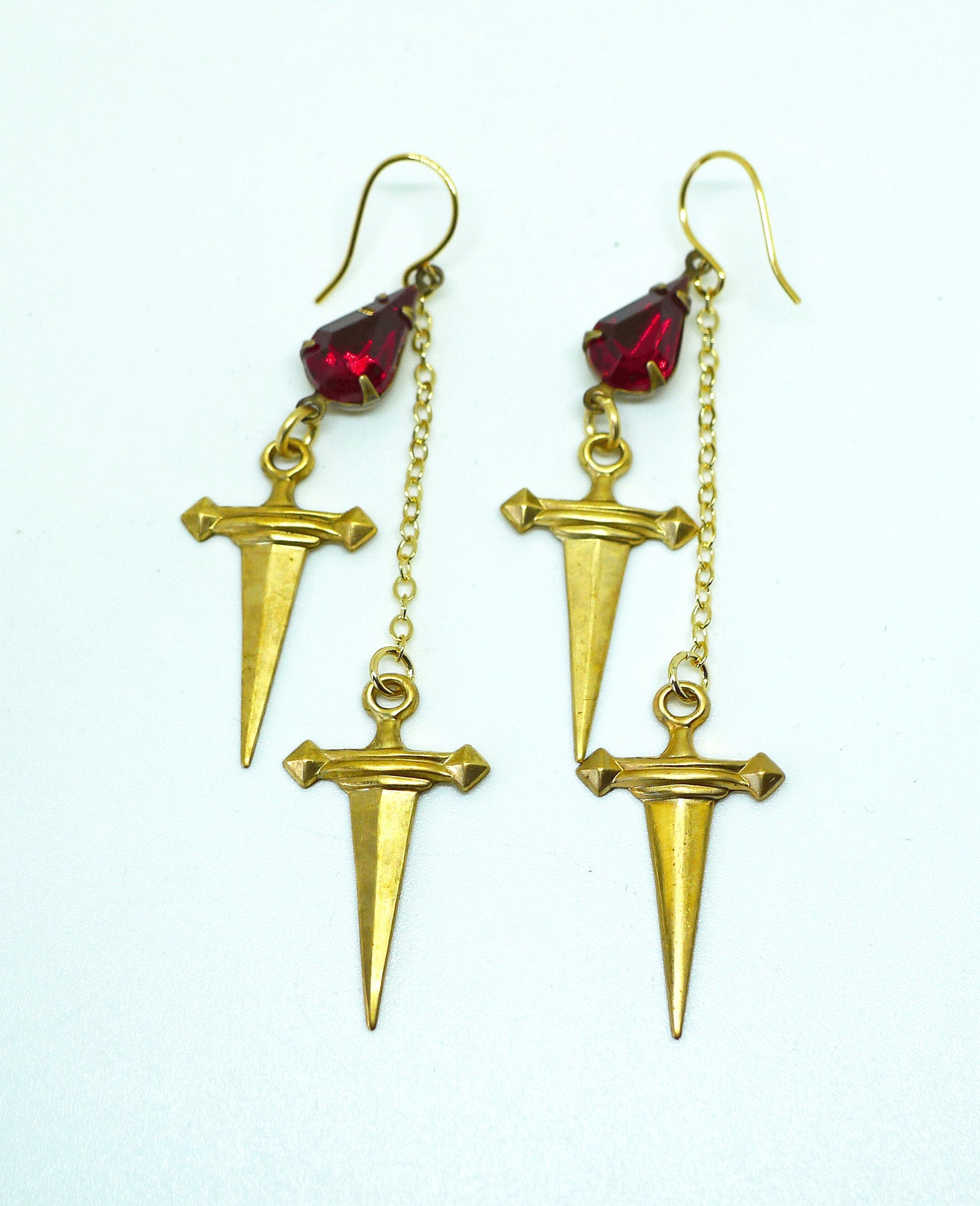 Blood Drops and Daggers Charms