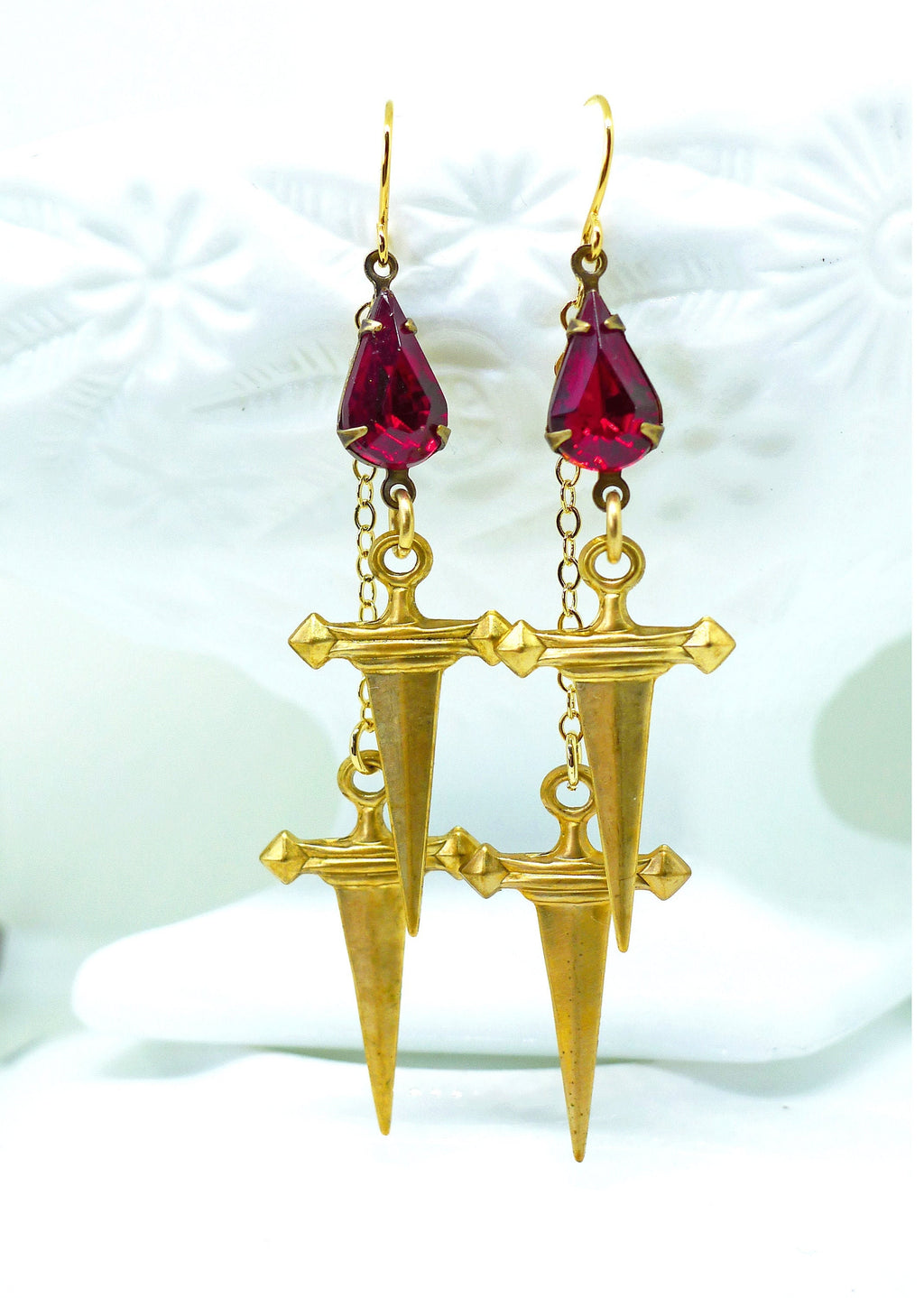 Blood Drops and Daggers Charms