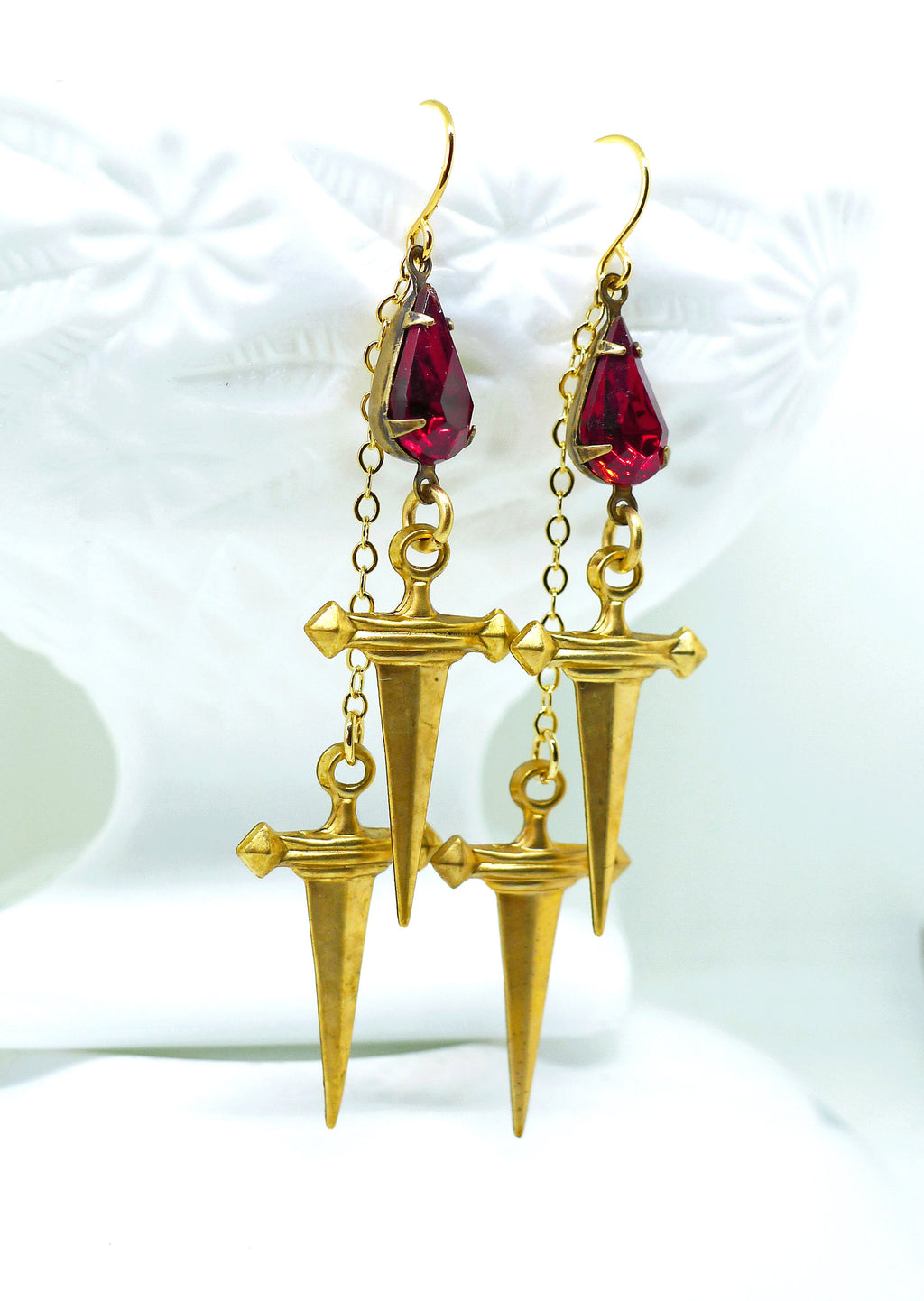 Blood Drops and Daggers Charms