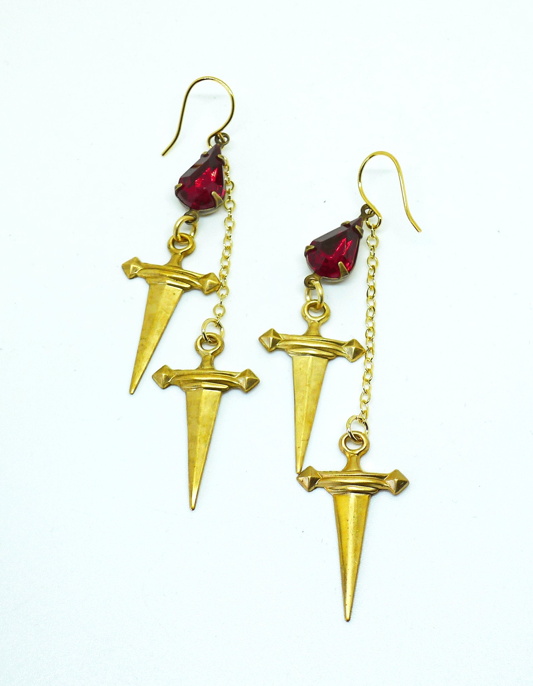 Blood Drops and Daggers Charms