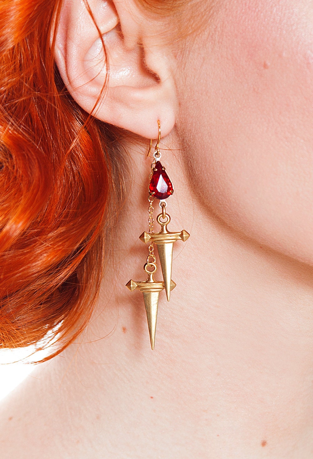 Blood Drops and Daggers Charms