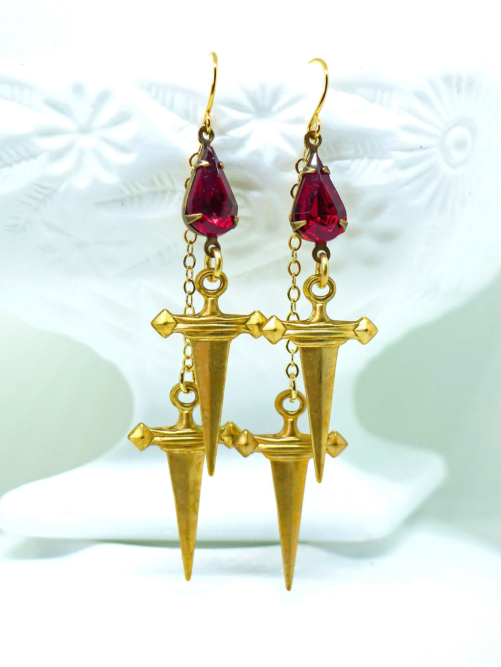 Blood Drops and Daggers Charms