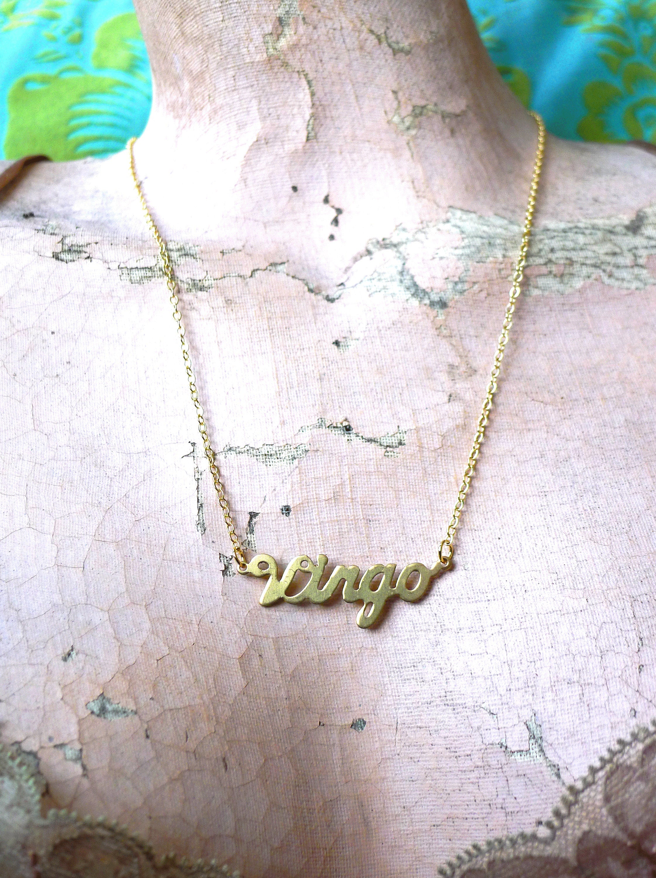 What's Your Sign Necklace VIRGO