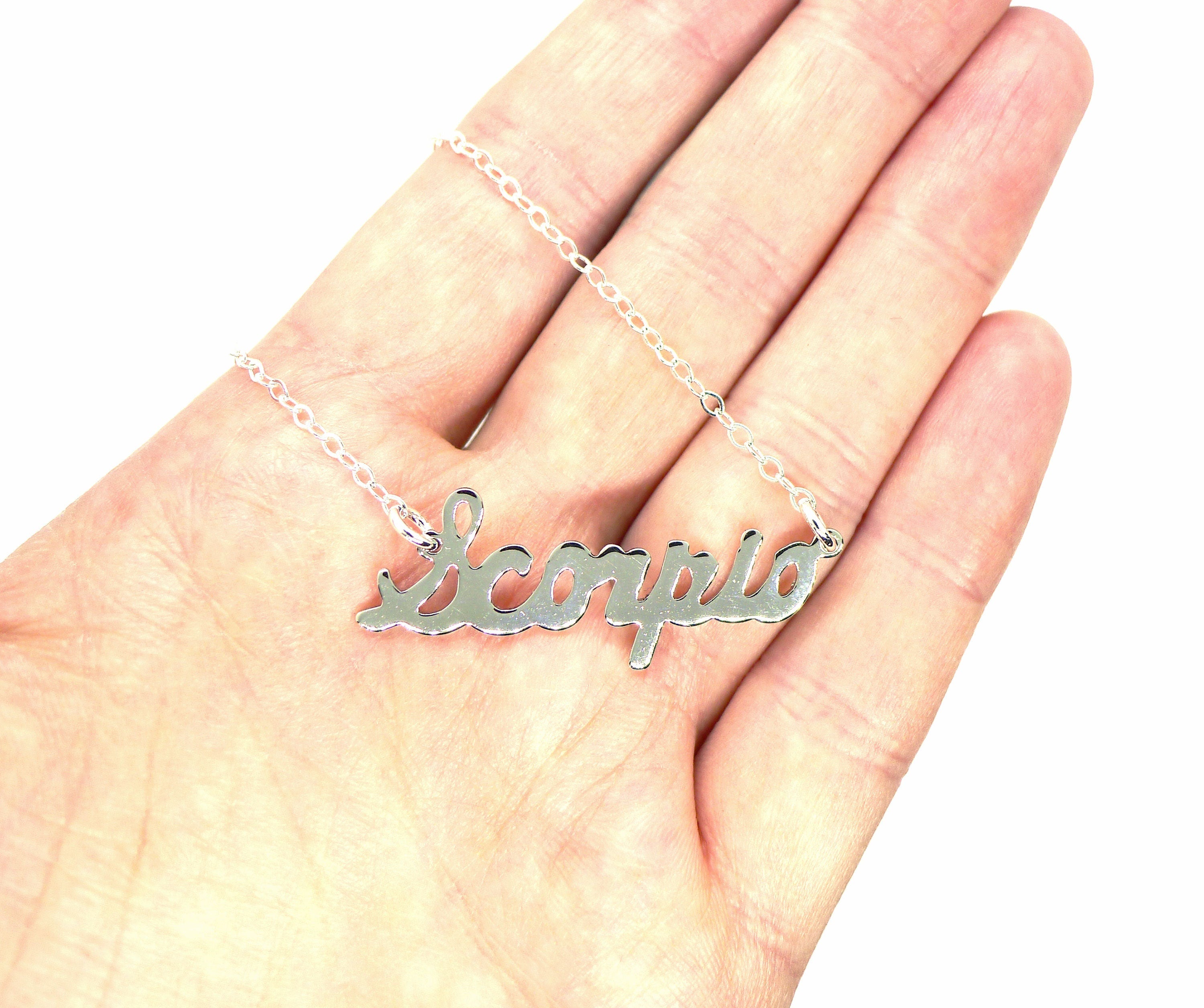 What's Your Sign Necklace SCORPIO